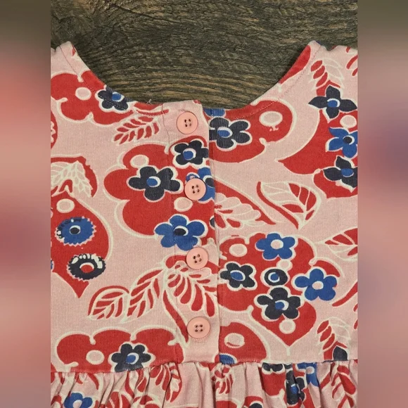 Hanna Adersson Girls  Dress Girls 6/7 100% Cotton Floral - Picture 4 of 4